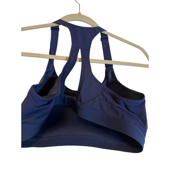 Victoria Sport Incredible Lightweight Max Sports Bra navy blue Racerback Bra 36C - Picture 3 of 9